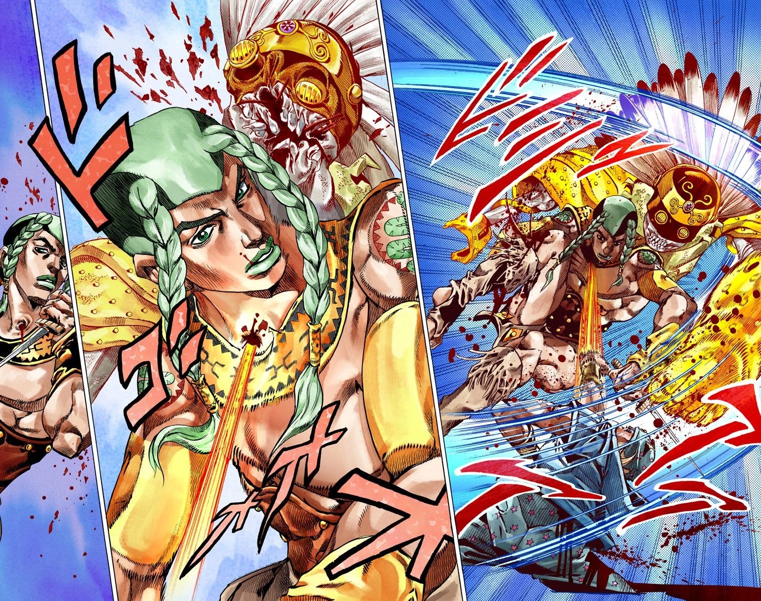 JoJo's Bizarre Adventure Part 7 - Steel Ball Run (Official Colored) Chapter 44 page 40 - Chapter 44: A Silent Way Part 5