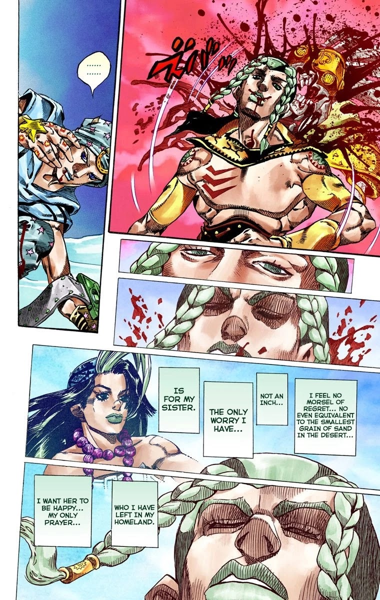 JoJo's Bizarre Adventure Part 7 - Steel Ball Run (Official Colored) Chapter 44 page 41 - Chapter 44: A Silent Way Part 5
