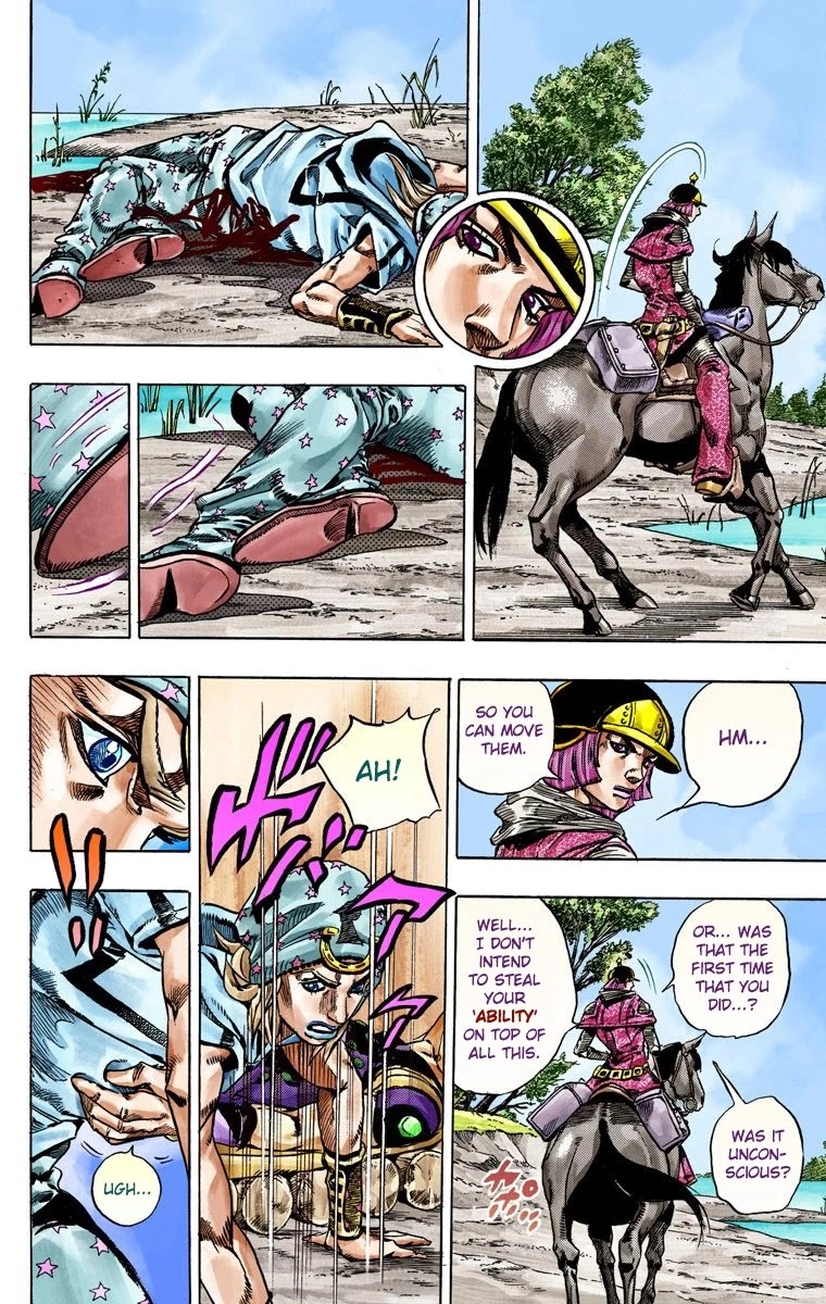 JoJo's Bizarre Adventure Part 7 - Steel Ball Run (Official Colored) Chapter 44 page 49 - Chapter 44: A Silent Way Part 5