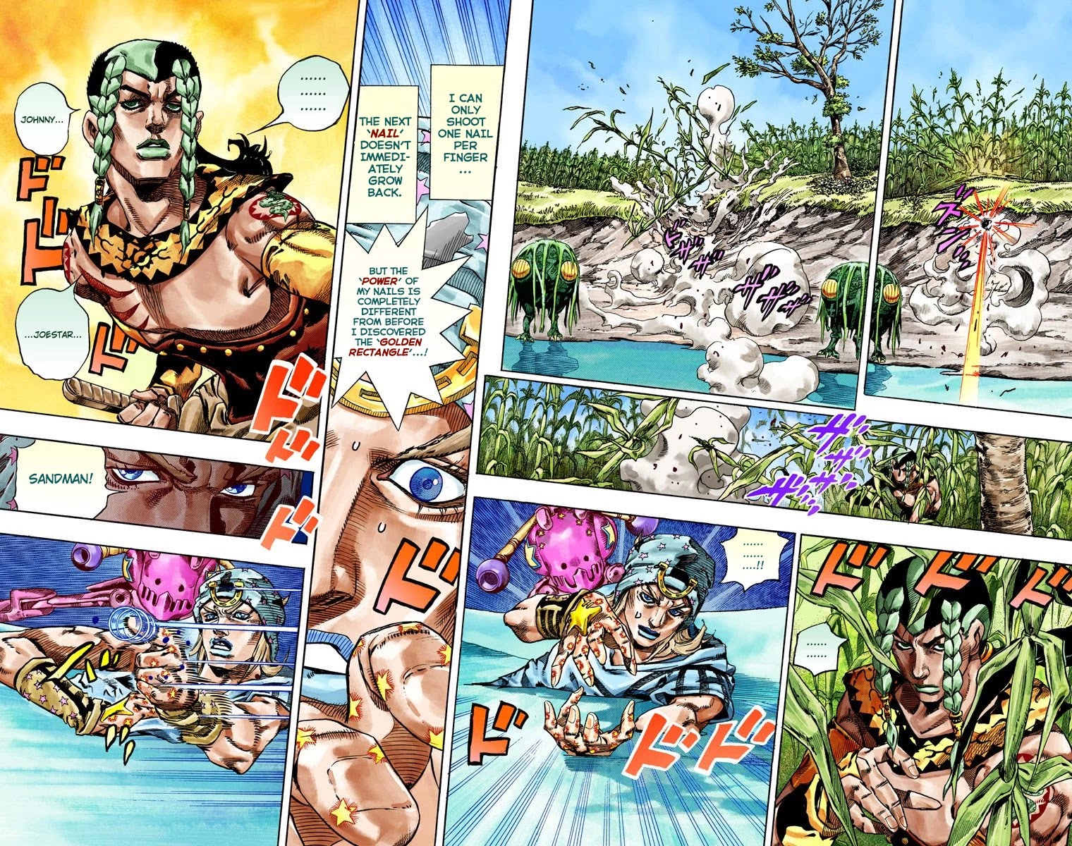 JoJo's Bizarre Adventure Part 7 - Steel Ball Run (Official Colored) Chapter 44 page 7 - Chapter 44: A Silent Way Part 5
