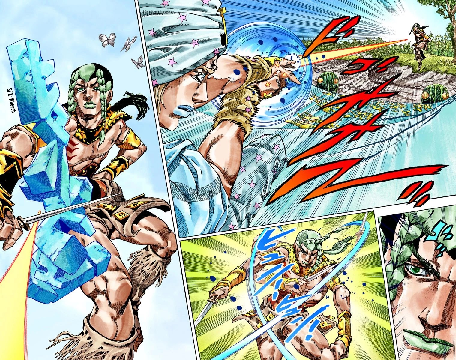JoJo's Bizarre Adventure Part 7 - Steel Ball Run (Official Colored) Chapter 44 page 8 - Chapter 44: A Silent Way Part 5