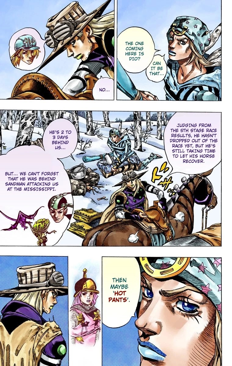 JoJo's Bizarre Adventure Part 7 - Steel Ball Run (Official Colored) Chapter 45 page 13 - Chapter 45: The Promised Land- Sugar Mountain Part 1