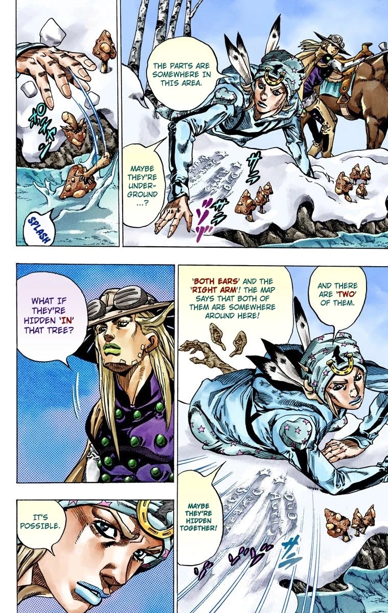 JoJo's Bizarre Adventure Part 7 - Steel Ball Run (Official Colored) Chapter 45 page 25 - Chapter 45: The Promised Land- Sugar Mountain Part 1