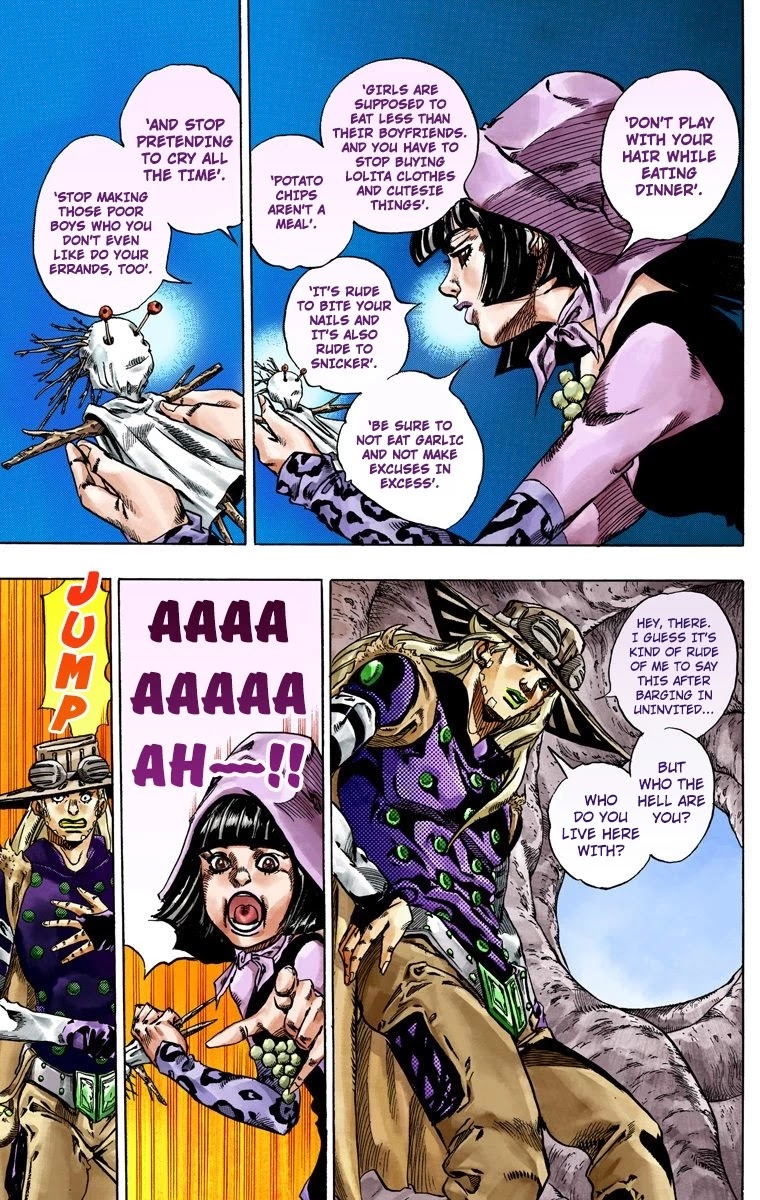 JoJo's Bizarre Adventure Part 7 - Steel Ball Run (Official Colored) Chapter 45 page 28 - Chapter 45: The Promised Land- Sugar Mountain Part 1