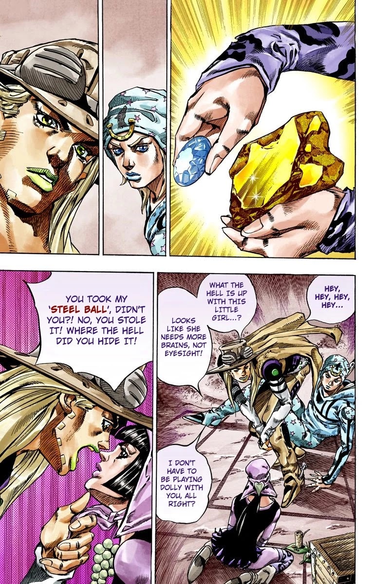JoJo's Bizarre Adventure Part 7 - Steel Ball Run (Official Colored) Chapter 45 page 32 - Chapter 45: The Promised Land- Sugar Mountain Part 1