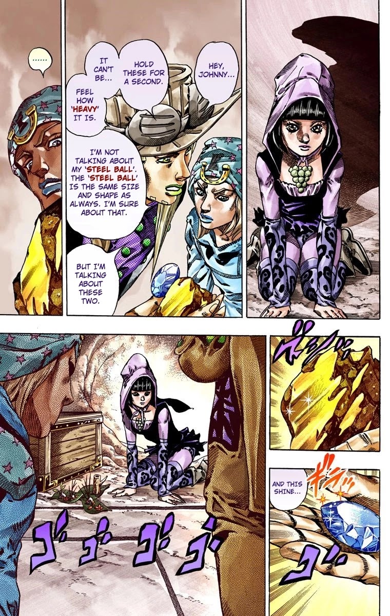 JoJo's Bizarre Adventure Part 7 - Steel Ball Run (Official Colored) Chapter 45 page 34 - Chapter 45: The Promised Land- Sugar Mountain Part 1