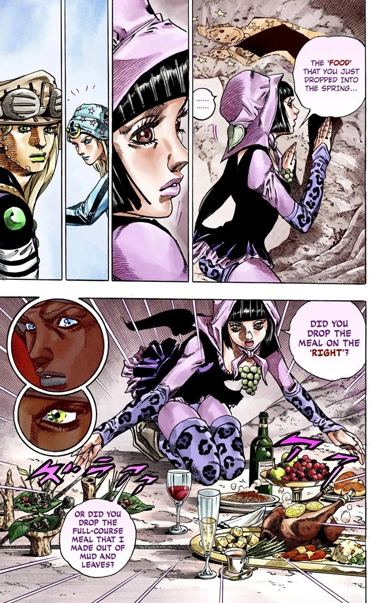 JoJo's Bizarre Adventure Part 7 - Steel Ball Run (Official Colored) Chapter 45 page 40 - Chapter 45: The Promised Land- Sugar Mountain Part 1