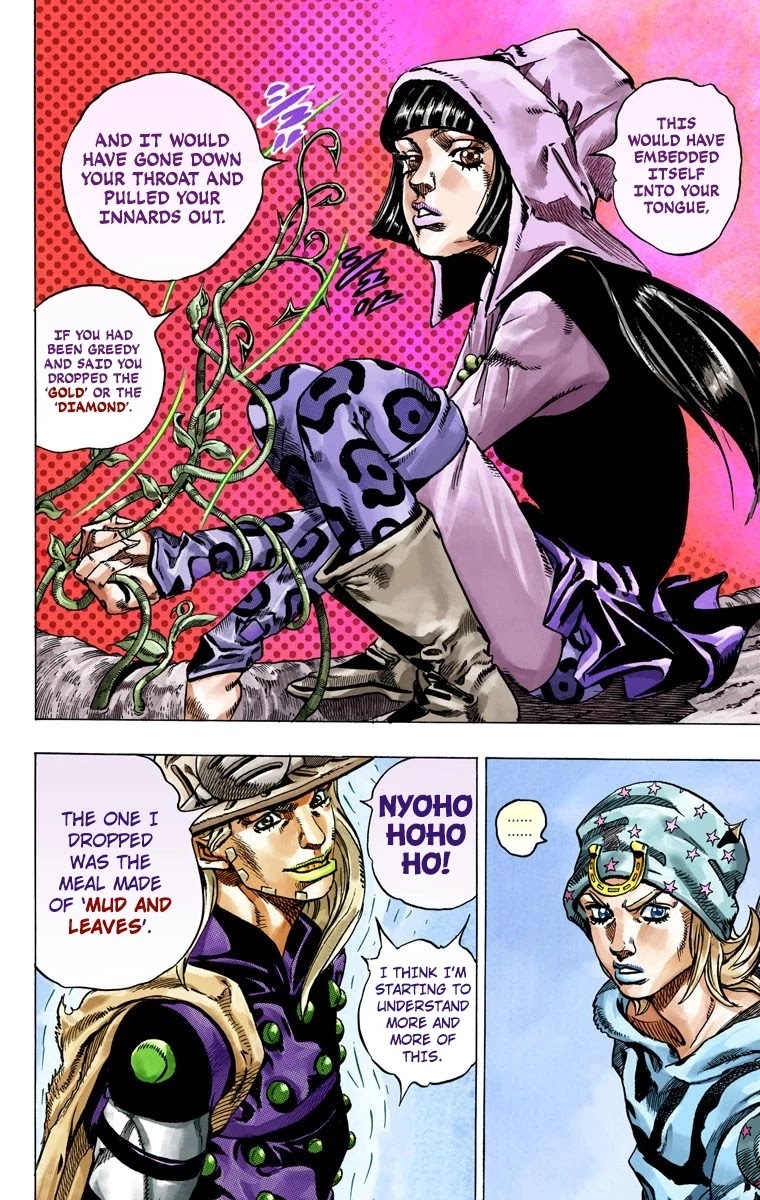 JoJo's Bizarre Adventure Part 7 - Steel Ball Run (Official Colored) Chapter 45 page 43 - Chapter 45: The Promised Land- Sugar Mountain Part 1