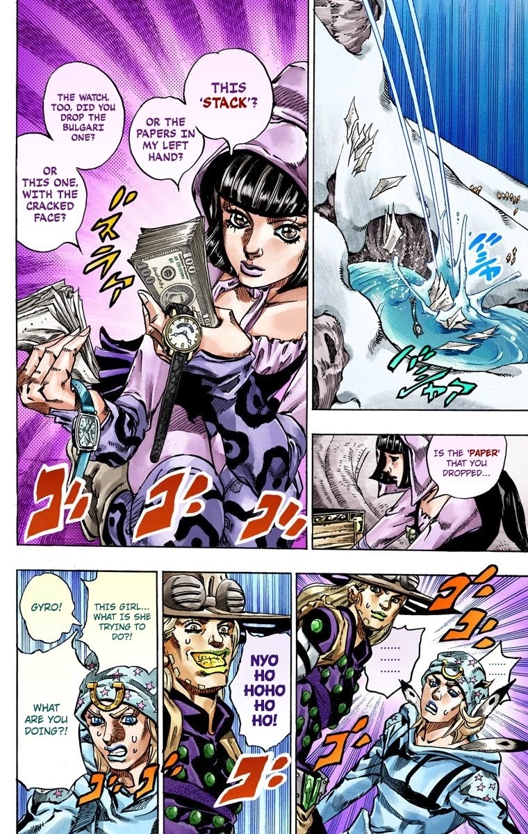 JoJo's Bizarre Adventure Part 7 - Steel Ball Run (Official Colored) Chapter 45 page 45 - Chapter 45: The Promised Land- Sugar Mountain Part 1