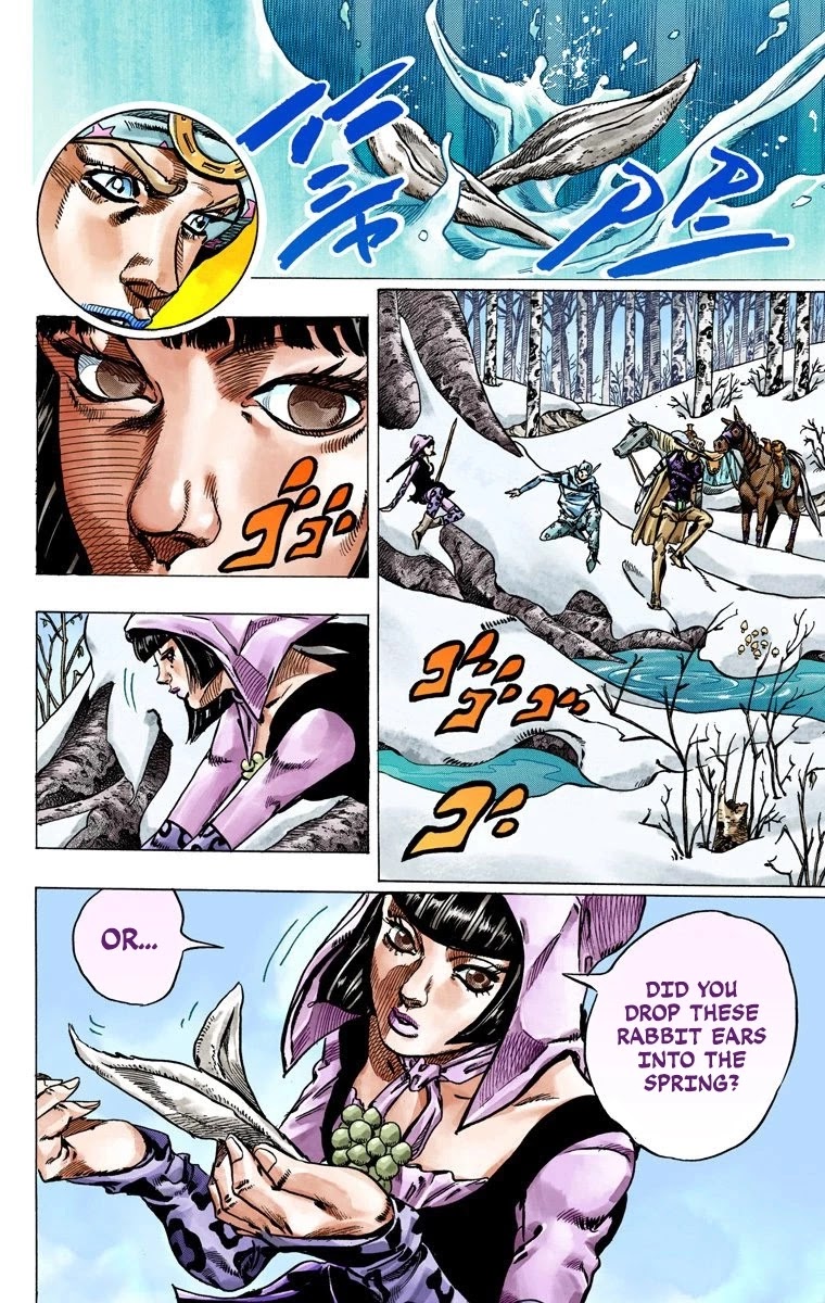 JoJo's Bizarre Adventure Part 7 - Steel Ball Run (Official Colored) Chapter 45 page 47 - Chapter 45: The Promised Land- Sugar Mountain Part 1