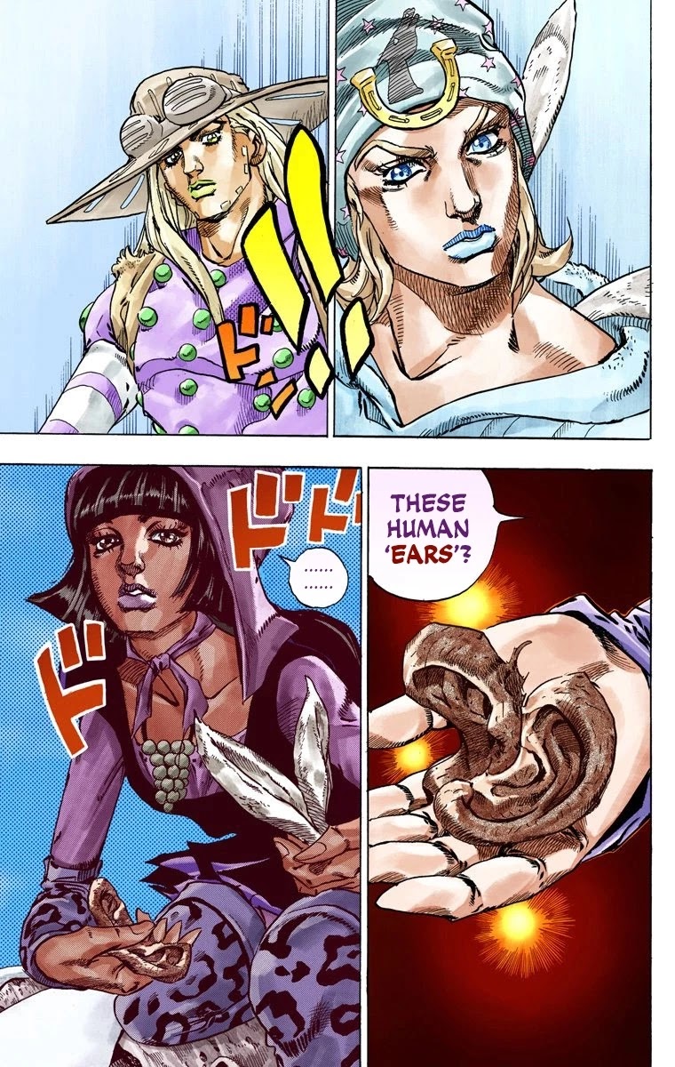 JoJo's Bizarre Adventure Part 7 - Steel Ball Run (Official Colored) Chapter 45 page 48 - Chapter 45: The Promised Land- Sugar Mountain Part 1