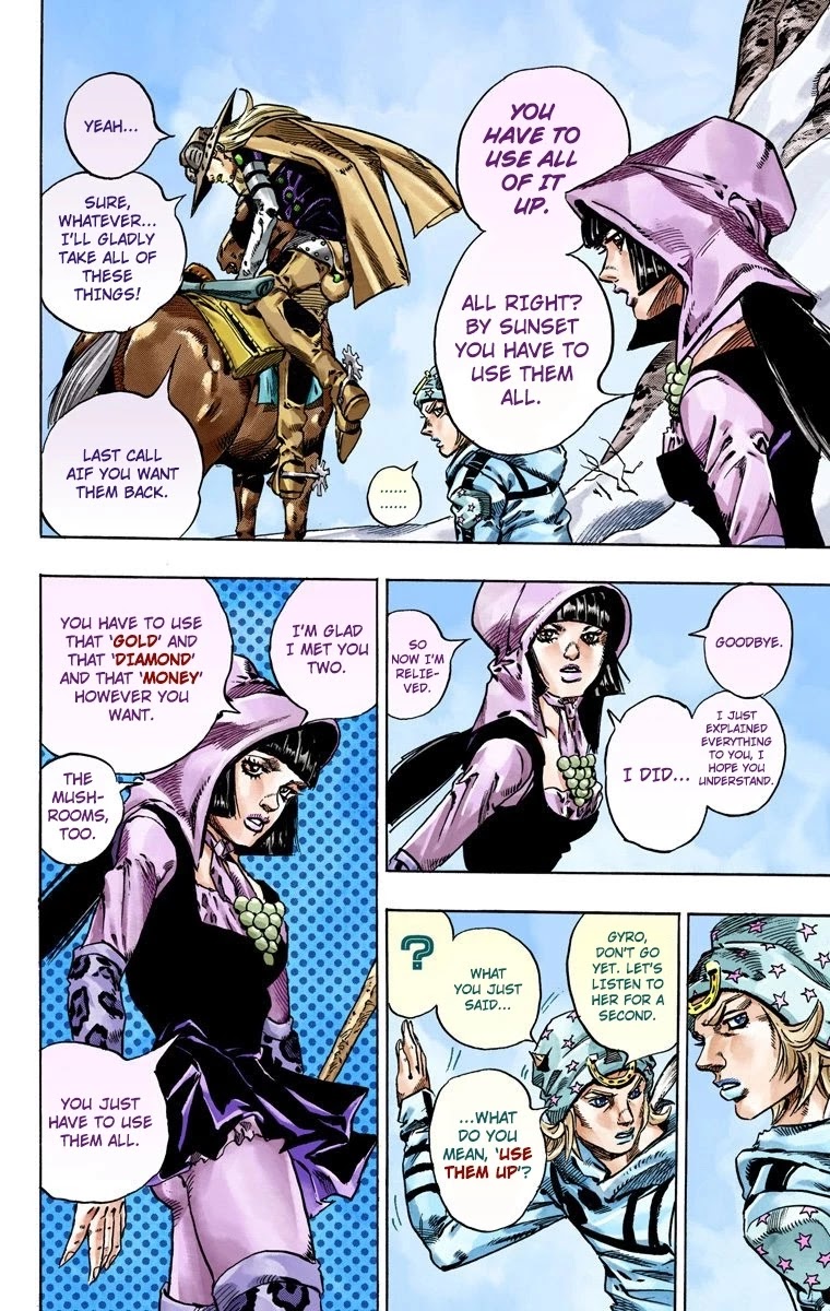 JoJo's Bizarre Adventure Part 7 - Steel Ball Run (Official Colored) Chapter 45 page 53 - Chapter 45: The Promised Land- Sugar Mountain Part 1