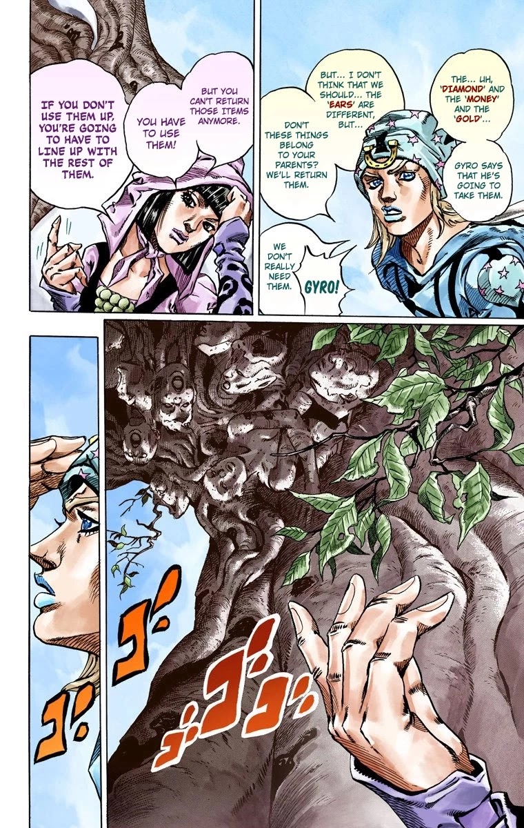 JoJo's Bizarre Adventure Part 7 - Steel Ball Run (Official Colored) Chapter 45 page 55 - Chapter 45: The Promised Land- Sugar Mountain Part 1