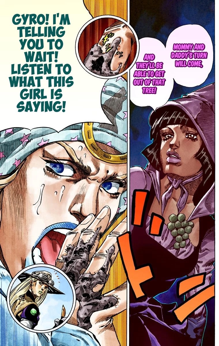 JoJo's Bizarre Adventure Part 7 - Steel Ball Run (Official Colored) Chapter 45 page 58 - Chapter 45: The Promised Land- Sugar Mountain Part 1