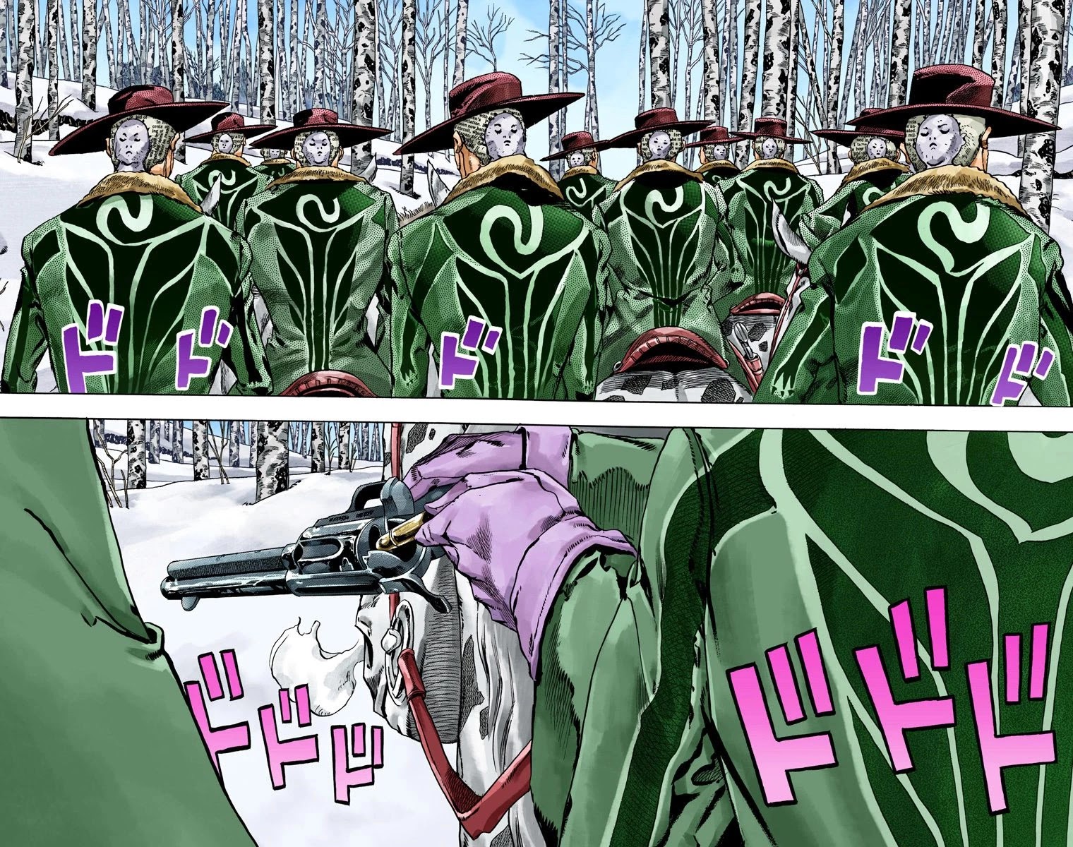 JoJo's Bizarre Adventure Part 7 - Steel Ball Run (Official Colored) Chapter 45 page 59 - Chapter 45: The Promised Land- Sugar Mountain Part 1