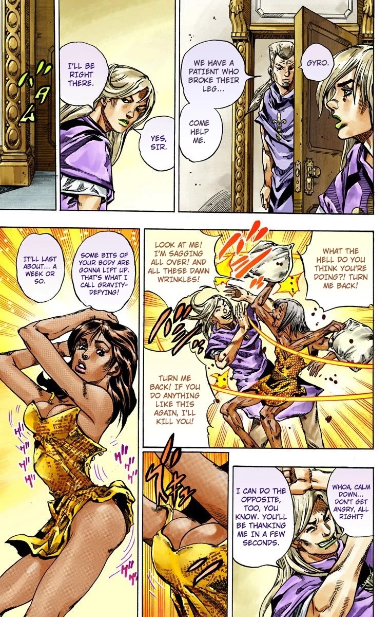JoJo's Bizarre Adventure Part 7 - Steel Ball Run (Official Colored) Chapter 45 page 6 - Chapter 45: The Promised Land- Sugar Mountain Part 1