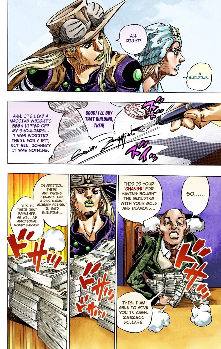 JoJo's Bizarre Adventure Part 7 - Steel Ball Run (Official Colored) Chapter 46 page 24 - Chapter 46: The Promised Land- Sugar Mountain Part 2