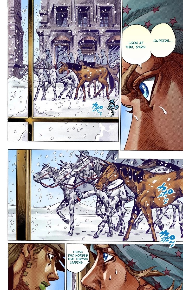 JoJo's Bizarre Adventure Part 7 - Steel Ball Run (Official Colored) Chapter 46 page 26 - Chapter 46: The Promised Land- Sugar Mountain Part 2