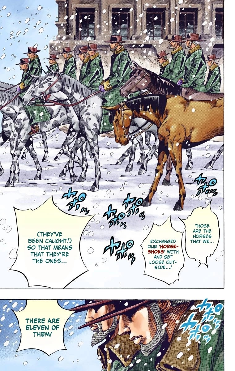 JoJo's Bizarre Adventure Part 7 - Steel Ball Run (Official Colored) Chapter 46 page 27 - Chapter 46: The Promised Land- Sugar Mountain Part 2