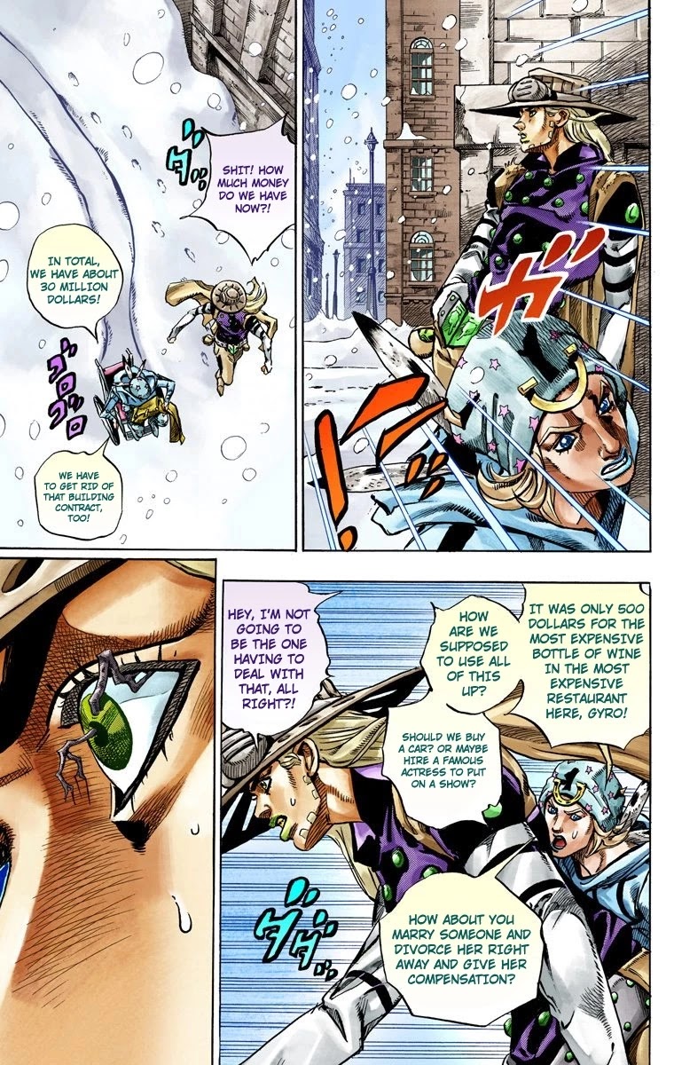 JoJo's Bizarre Adventure Part 7 - Steel Ball Run (Official Colored) Chapter 46 page 29 - Chapter 46: The Promised Land- Sugar Mountain Part 2