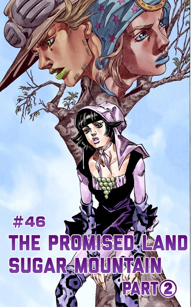 JoJo's Bizarre Adventure Part 7 - Steel Ball Run (Official Colored) Chapter 46 page 3 - Chapter 46: The Promised Land- Sugar Mountain Part 2