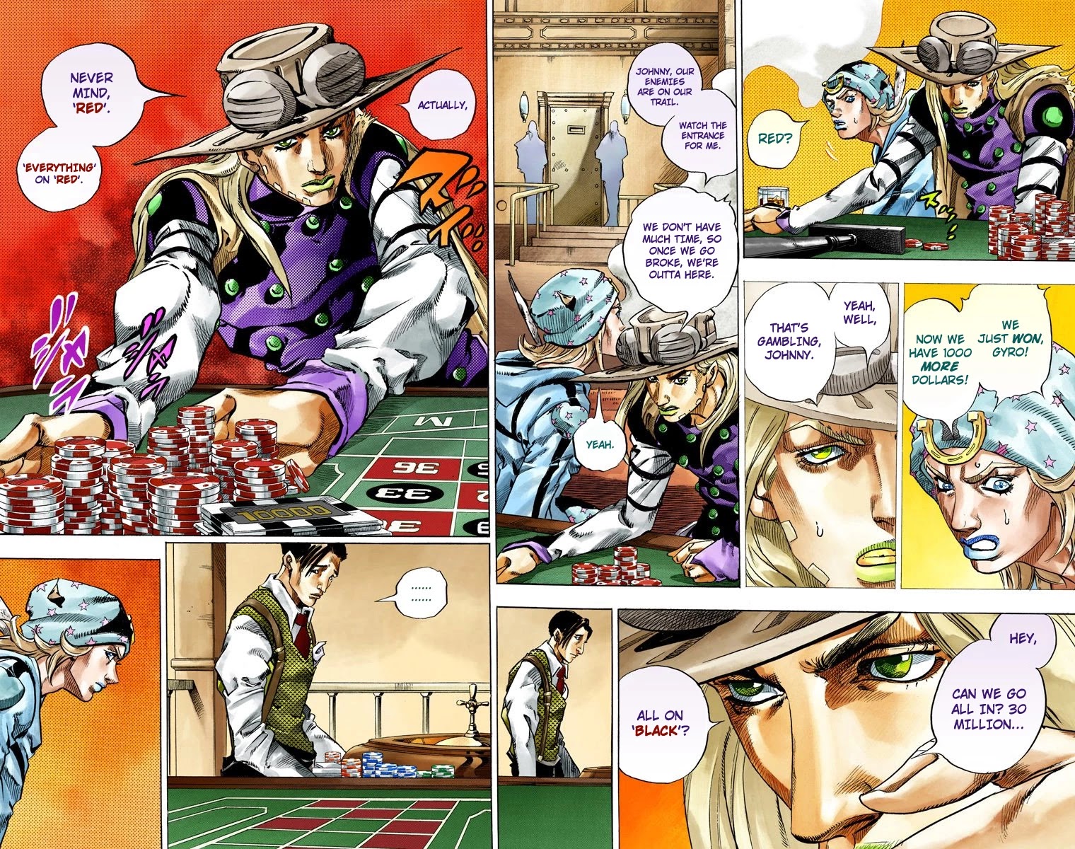 JoJo's Bizarre Adventure Part 7 - Steel Ball Run (Official Colored) Chapter 46 page 33 - Chapter 46: The Promised Land- Sugar Mountain Part 2