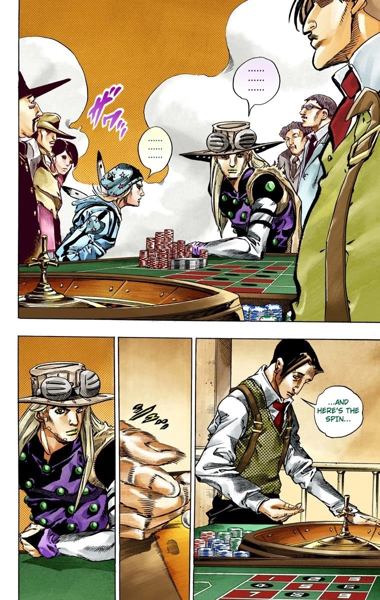 JoJo's Bizarre Adventure Part 7 - Steel Ball Run (Official Colored) Chapter 46 page 34 - Chapter 46: The Promised Land- Sugar Mountain Part 2