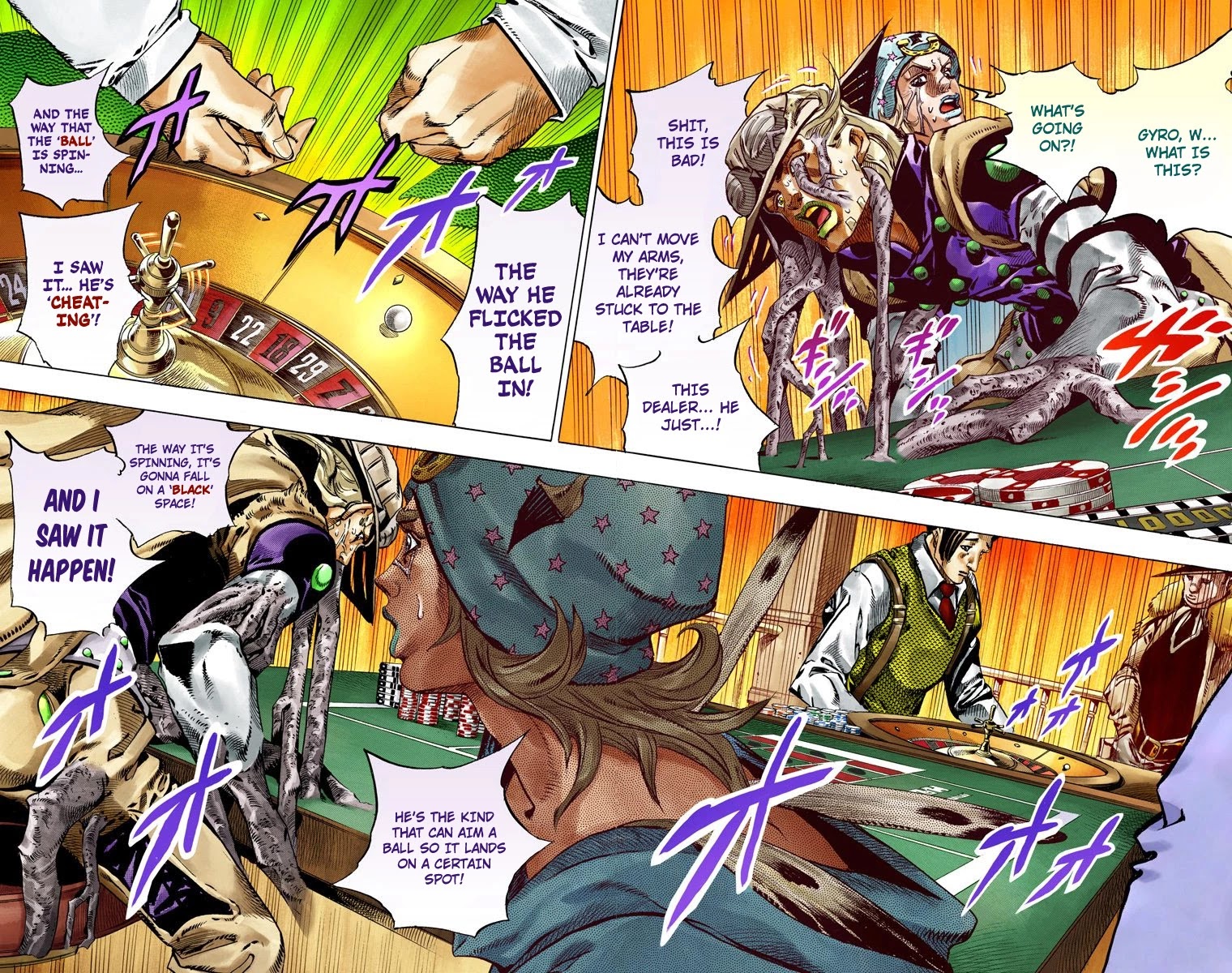 JoJo's Bizarre Adventure Part 7 - Steel Ball Run (Official Colored) Chapter 46 page 38 - Chapter 46: The Promised Land- Sugar Mountain Part 2