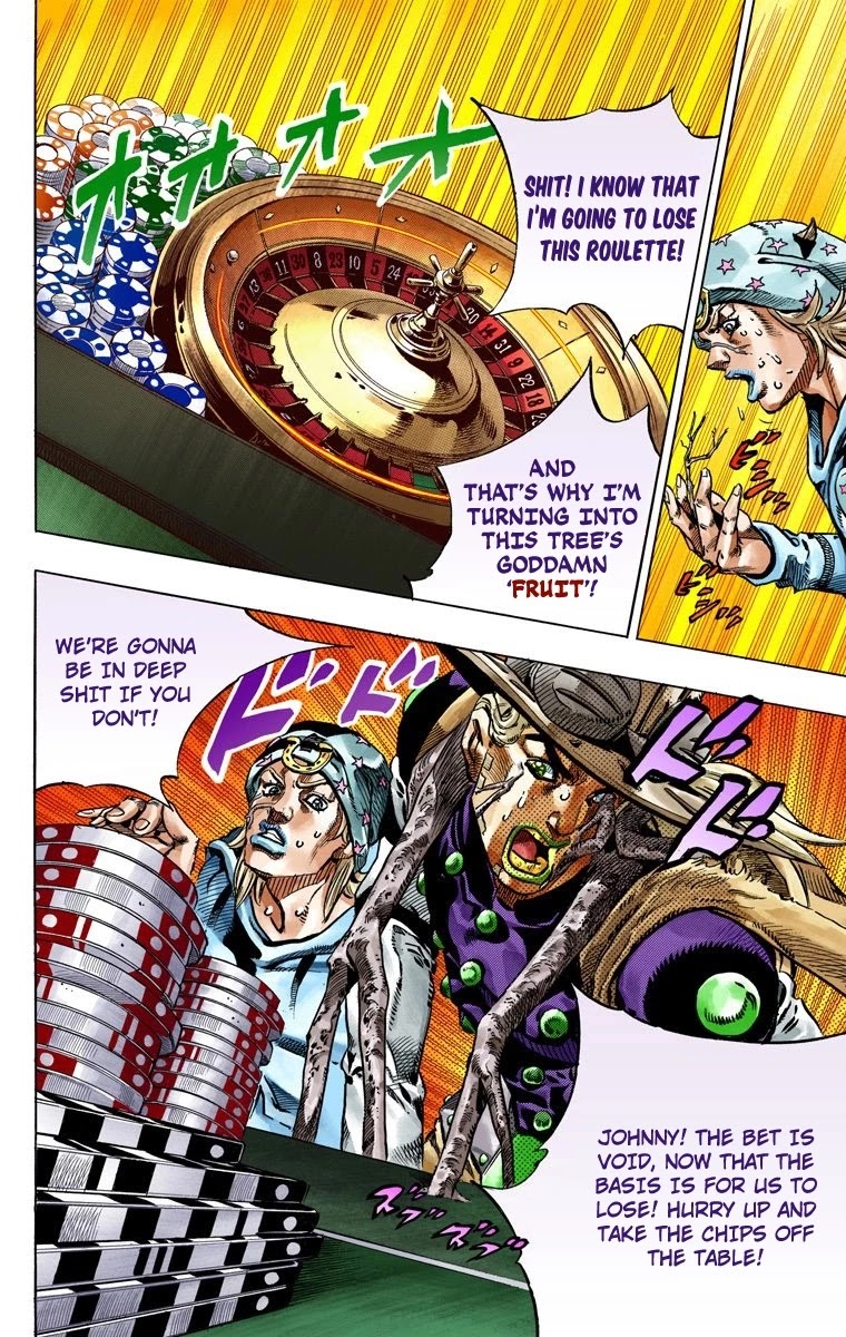 JoJo's Bizarre Adventure Part 7 - Steel Ball Run (Official Colored) Chapter 46 page 39 - Chapter 46: The Promised Land- Sugar Mountain Part 2