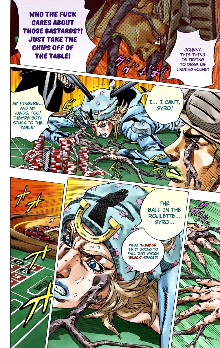 JoJo's Bizarre Adventure Part 7 - Steel Ball Run (Official Colored) Chapter 46 page 41 - Chapter 46: The Promised Land- Sugar Mountain Part 2