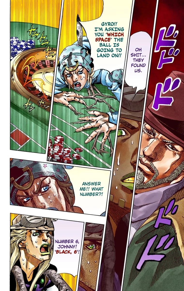 JoJo's Bizarre Adventure Part 7 - Steel Ball Run (Official Colored) Chapter 46 page 44 - Chapter 46: The Promised Land- Sugar Mountain Part 2