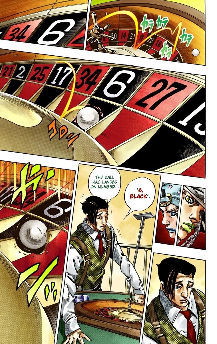 JoJo's Bizarre Adventure Part 7 - Steel Ball Run (Official Colored) Chapter 46 page 45 - Chapter 46: The Promised Land- Sugar Mountain Part 2