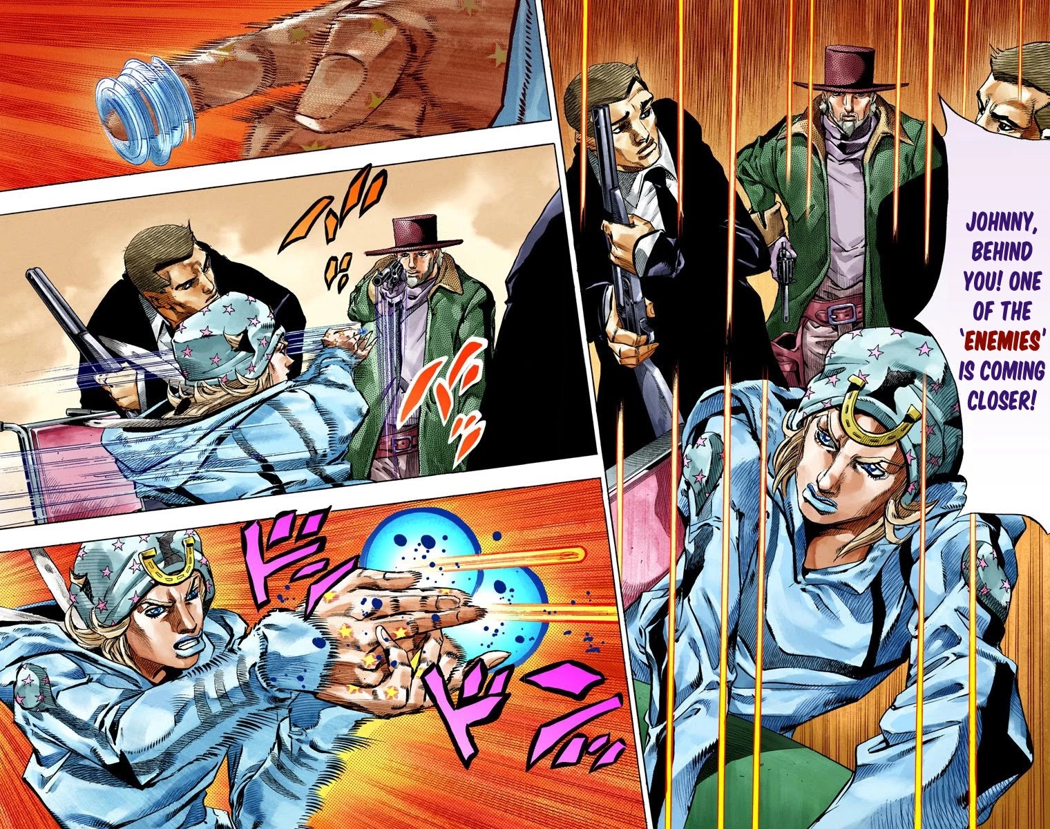 JoJo's Bizarre Adventure Part 7 - Steel Ball Run (Official Colored) Chapter 46 page 48 - Chapter 46: The Promised Land- Sugar Mountain Part 2