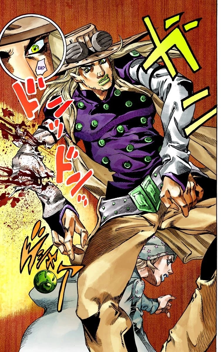 JoJo's Bizarre Adventure Part 7 - Steel Ball Run (Official Colored) Chapter 46 page 55 - Chapter 46: The Promised Land- Sugar Mountain Part 2