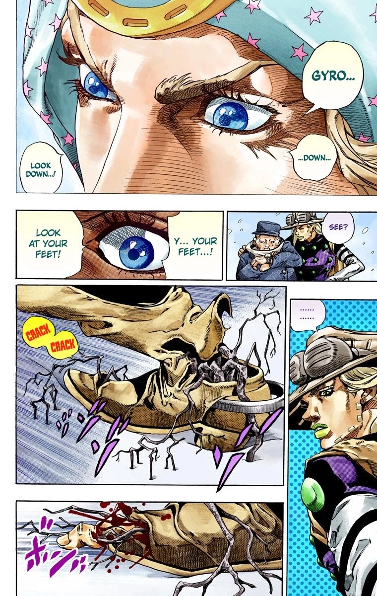 JoJo's Bizarre Adventure Part 7 - Steel Ball Run (Official Colored) Chapter 46 page 9 - Chapter 46: The Promised Land- Sugar Mountain Part 2