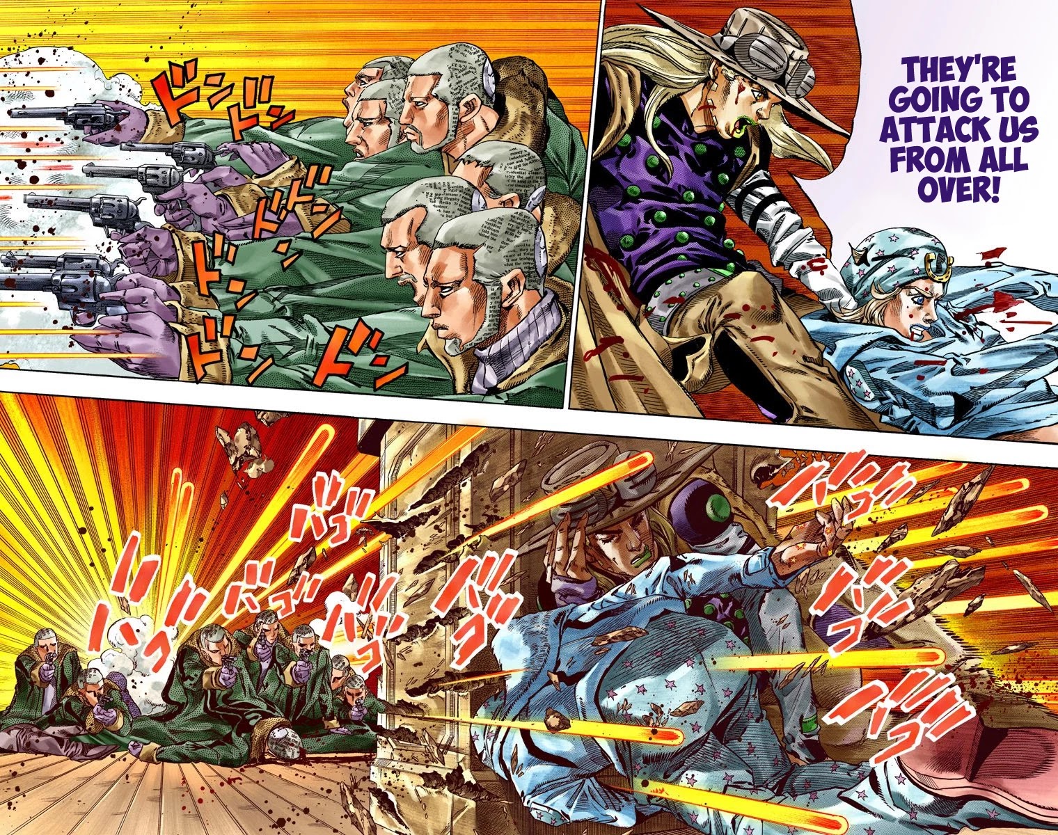 JoJo's Bizarre Adventure Part 7 - Steel Ball Run (Official Colored) Chapter 47 page 11 - Chapter 47: The Promised Land- Sugar Mountain Part 3