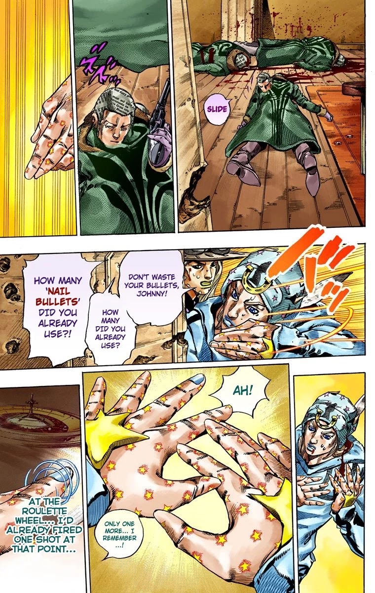 JoJo's Bizarre Adventure Part 7 - Steel Ball Run (Official Colored) Chapter 47 page 15 - Chapter 47: The Promised Land- Sugar Mountain Part 3