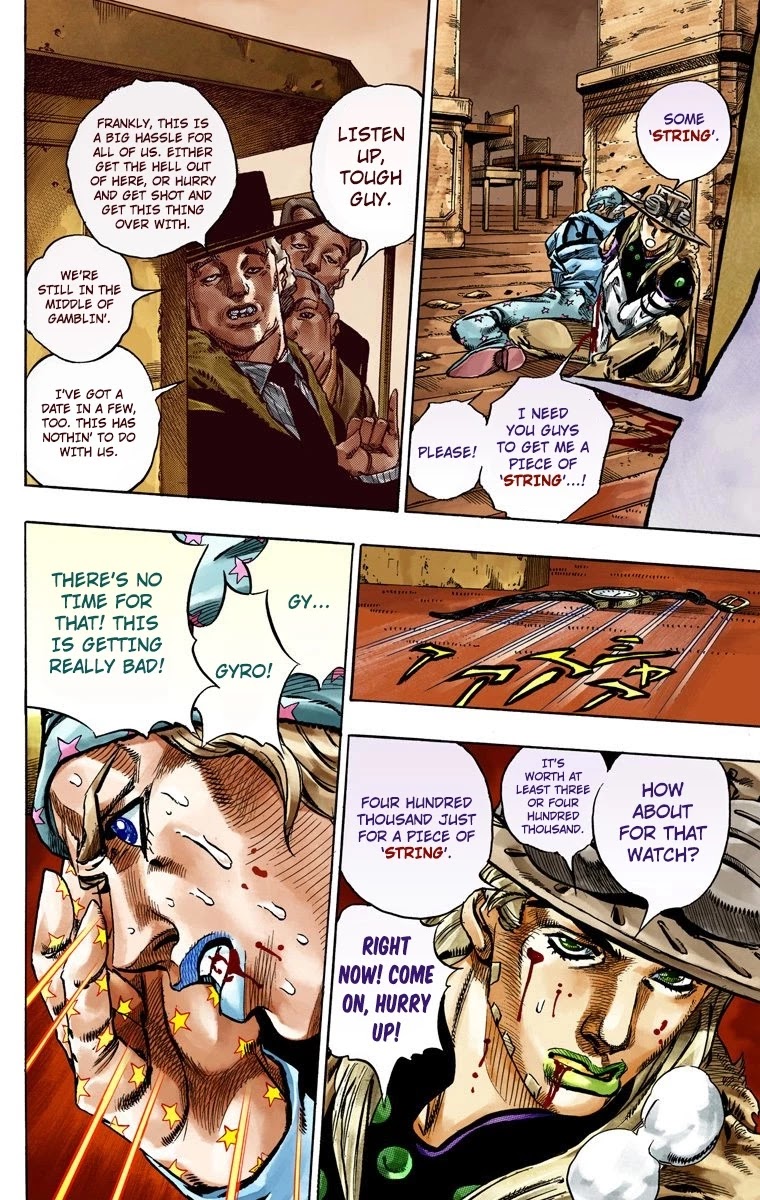 JoJo's Bizarre Adventure Part 7 - Steel Ball Run (Official Colored) Chapter 47 page 18 - Chapter 47: The Promised Land- Sugar Mountain Part 3
