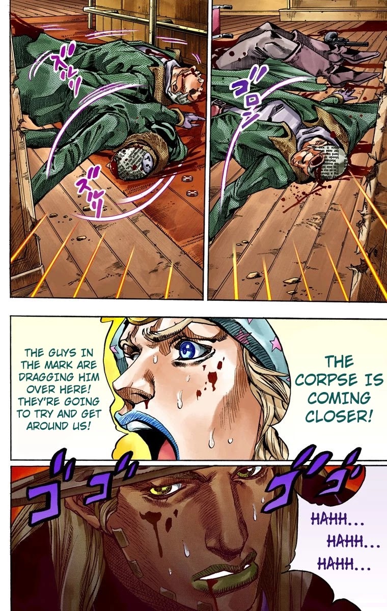 JoJo's Bizarre Adventure Part 7 - Steel Ball Run (Official Colored) Chapter 47 page 20 - Chapter 47: The Promised Land- Sugar Mountain Part 3