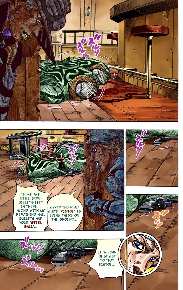 JoJo's Bizarre Adventure Part 7 - Steel Ball Run (Official Colored) Chapter 47 page 21 - Chapter 47: The Promised Land- Sugar Mountain Part 3