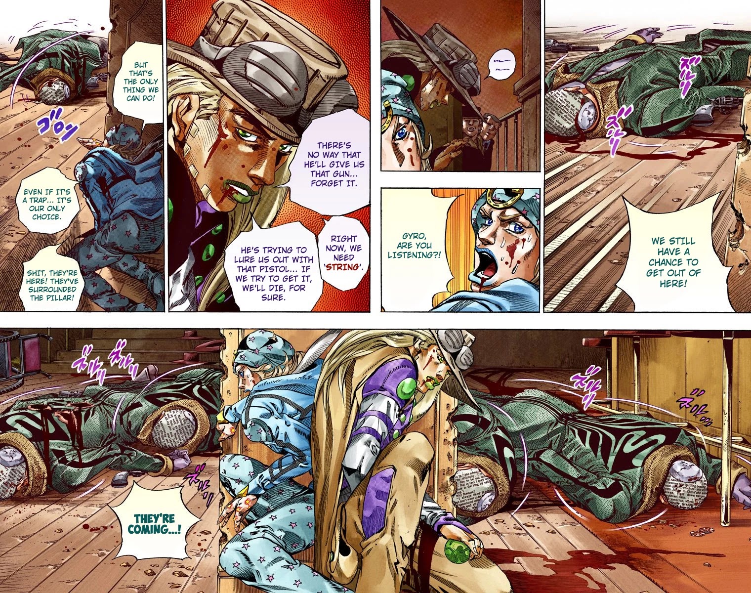 JoJo's Bizarre Adventure Part 7 - Steel Ball Run (Official Colored) Chapter 47 page 22 - Chapter 47: The Promised Land- Sugar Mountain Part 3