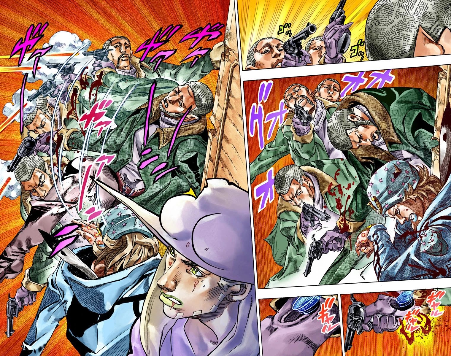 JoJo's Bizarre Adventure Part 7 - Steel Ball Run (Official Colored) Chapter 47 page 24 - Chapter 47: The Promised Land- Sugar Mountain Part 3