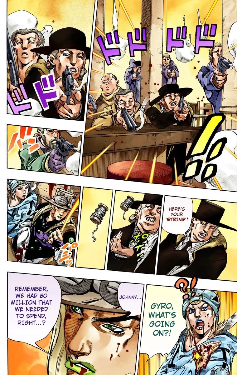 JoJo's Bizarre Adventure Part 7 - Steel Ball Run (Official Colored) Chapter 47 page 32 - Chapter 47: The Promised Land- Sugar Mountain Part 3