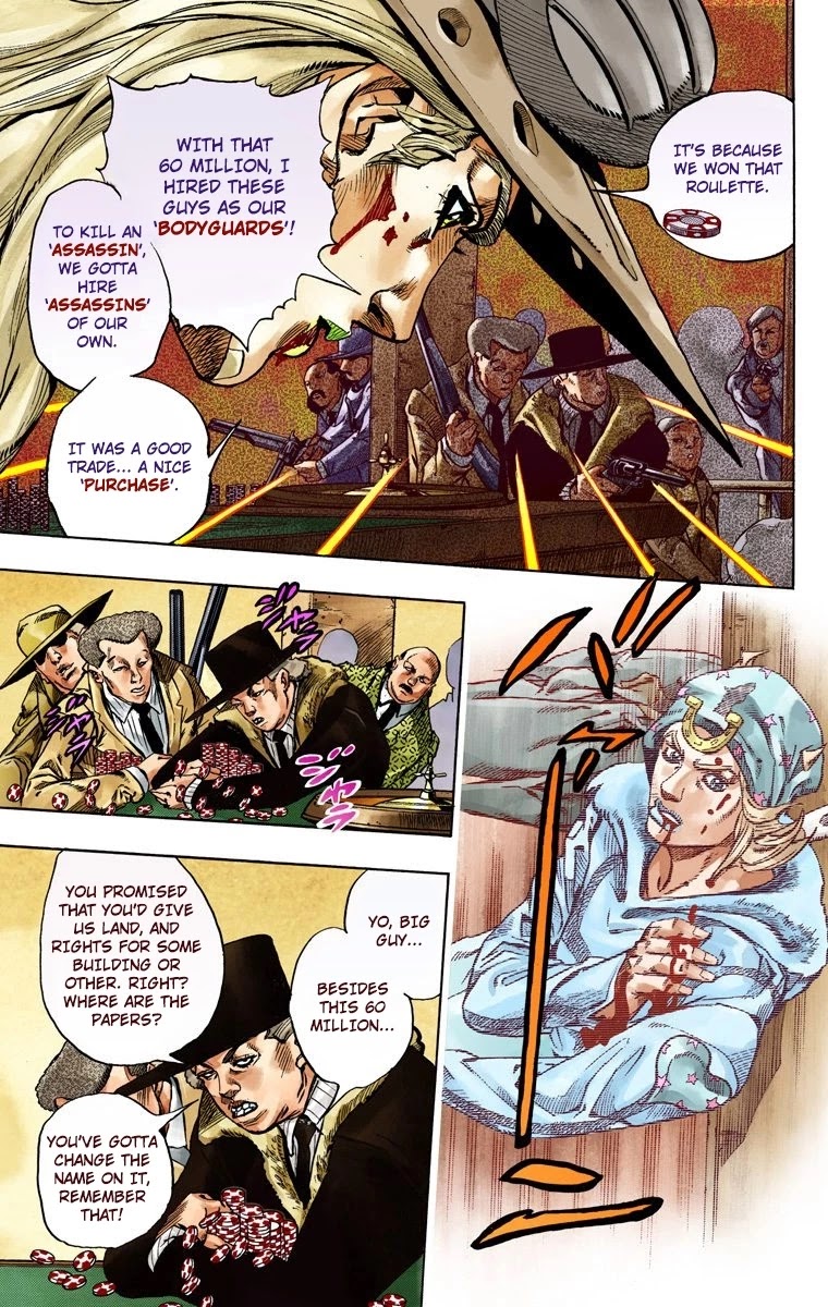 JoJo's Bizarre Adventure Part 7 - Steel Ball Run (Official Colored) Chapter 47 page 33 - Chapter 47: The Promised Land- Sugar Mountain Part 3