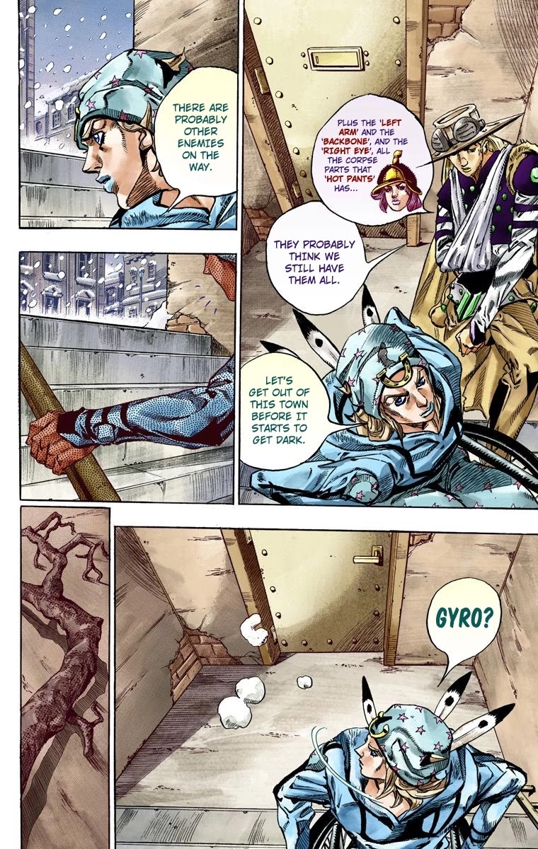 JoJo's Bizarre Adventure Part 7 - Steel Ball Run (Official Colored) Chapter 47 page 36 - Chapter 47: The Promised Land- Sugar Mountain Part 3
