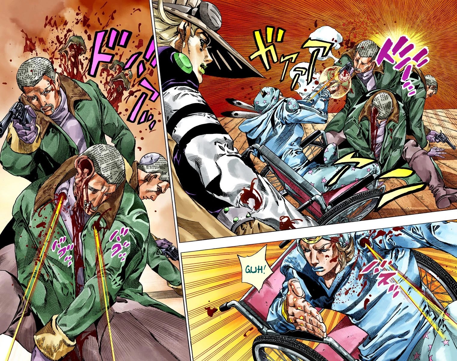 JoJo's Bizarre Adventure Part 7 - Steel Ball Run (Official Colored) Chapter 47 page 4 - Chapter 47: The Promised Land- Sugar Mountain Part 3