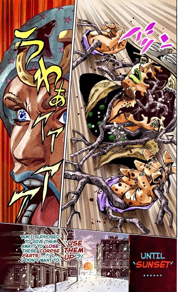 JoJo's Bizarre Adventure Part 7 - Steel Ball Run (Official Colored) Chapter 47 page 41 - Chapter 47: The Promised Land- Sugar Mountain Part 3