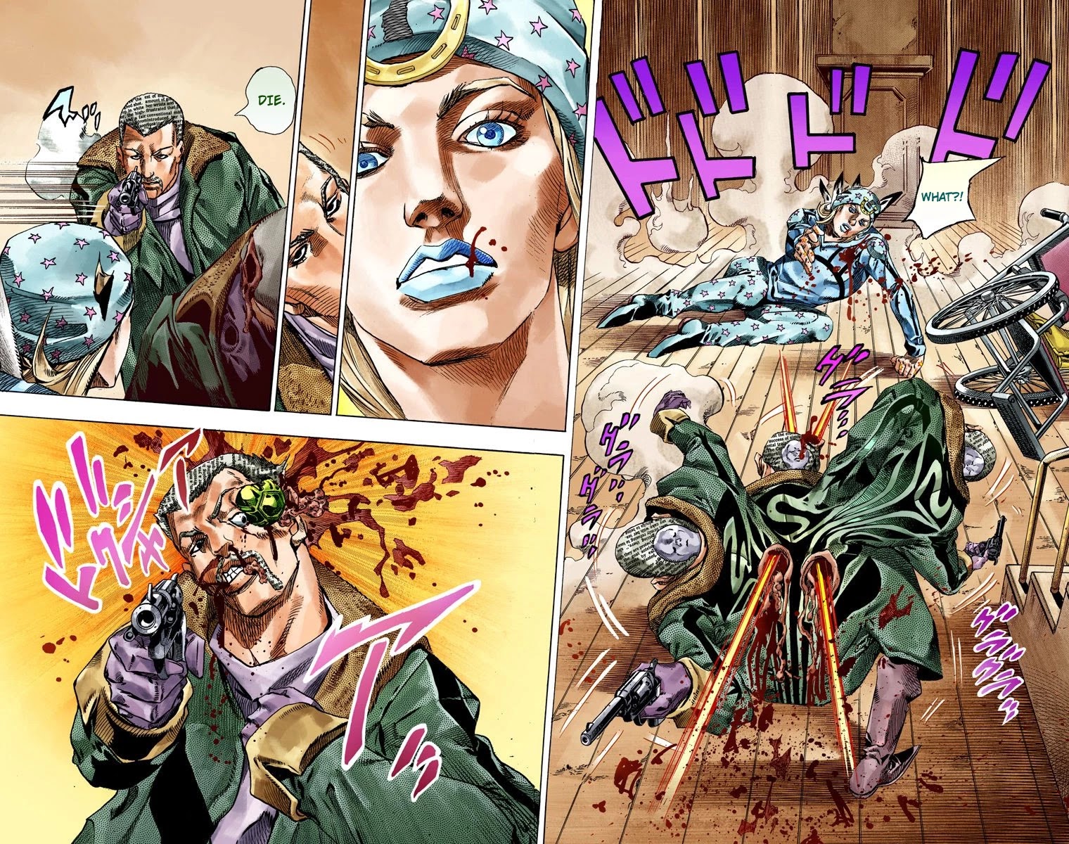 JoJo's Bizarre Adventure Part 7 - Steel Ball Run (Official Colored) Chapter 47 page 5 - Chapter 47: The Promised Land- Sugar Mountain Part 3