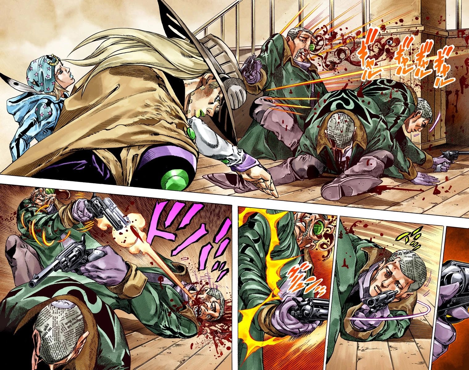 JoJo's Bizarre Adventure Part 7 - Steel Ball Run (Official Colored) Chapter 47 page 6 - Chapter 47: The Promised Land- Sugar Mountain Part 3