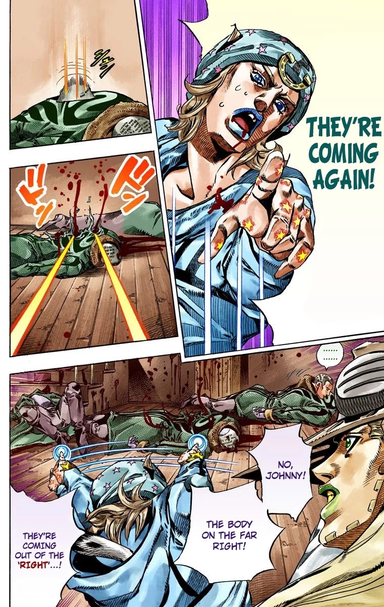 JoJo's Bizarre Adventure Part 7 - Steel Ball Run (Official Colored) Chapter 47 page 9 - Chapter 47: The Promised Land- Sugar Mountain Part 3